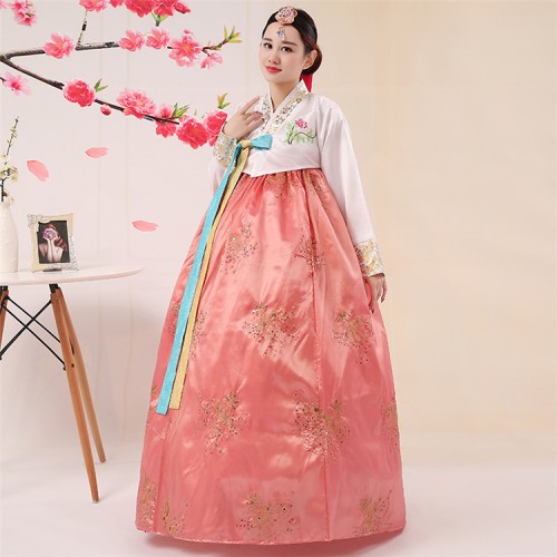 Women's Korean traditional hanbok dresses oriental palace wedding photos drama cosplay costumes dress